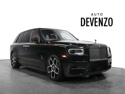 2022 Rolls-Royce Cullinan Black Badge, Black Diamond on Mandarin, Dark Chrome Spirit of Ecstasy, Dar...