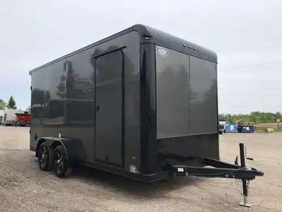IRON SERIES 7' X 16' TANDEM AXLE CARGO TRAILER WITH REAR RAMP DOOR UPGRADE! The Iron Series trailer...