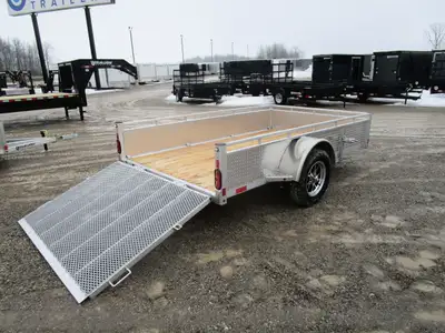 Canadian Mennonite Built Single Axle Aluminum Utility Trailer is $3,980.00 ! Ord: E1297-3086 - Ser:...