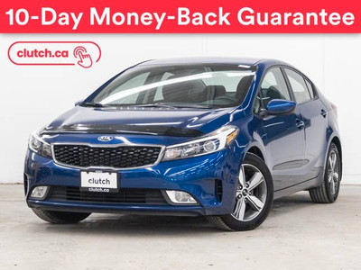 2018 Kia Forte LX+ w/ Apple CarPlay & Android Auto, A/C, Rearvie