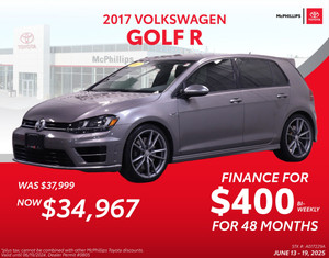 2017 Volkswagen Golf R 2.0 TSI
