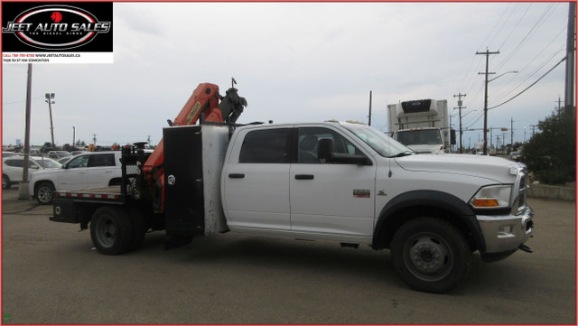 2011 Dodge RAM 5500 SLT CREW CAB WITH PALFINGER 8501 BOOM CRANE in Cars & Trucks in Edmonton - Image 4