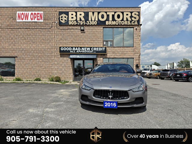 2016 Maserati Ghibli SQ4 | No Accidents Reported | AWD | Low km in Cars & Trucks in Mississauga / Peel Region - Image 2