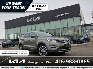 2016 Lincoln MKC Select 2.0L AWD | SUNROOF | NAV | HTD SEATS
