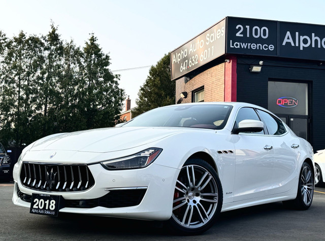 2018 Maserati Ghibli S Q4 GranLusso 3.0L|424HP|ONLY 37k KM| in Cars & Trucks in City of Toronto