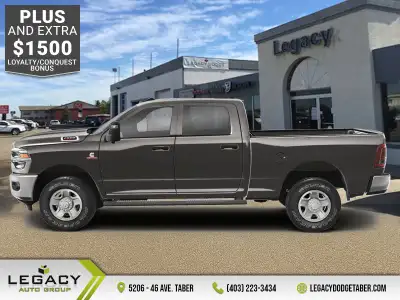 Welcome to Legacy Dodge Taber. 6.7 Cummins HO Turbo Diesel, Night Edition, Sunroof, Leather Seats, T...
