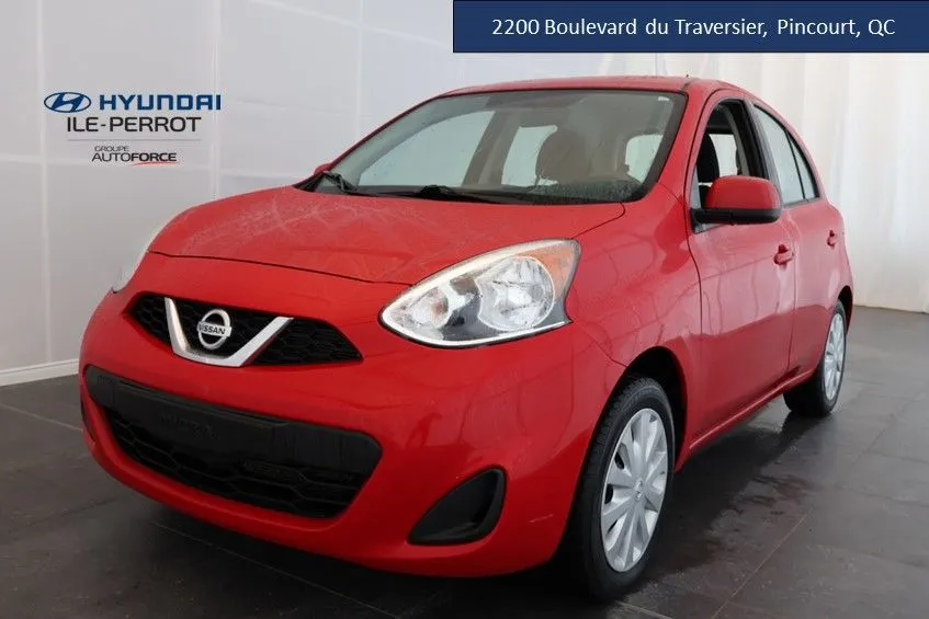 2018 Nissan Micra SV, A/C, CAM RECUL, BLUETOOTH, CRUISE AUCUN AC