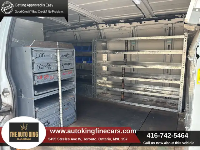 2016 Chevrolet Express ROOF RACK ***** REAR SHELVES ***** $9,979 in Cars & Trucks in City of Toronto - Image 11