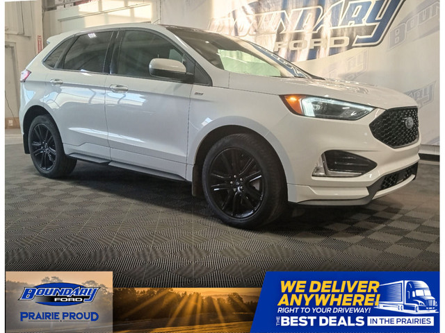  2021 Ford Edge ST Line | Pano Roof | Heated Leather | CoPilot 3 in Cars & Trucks in Lloydminster