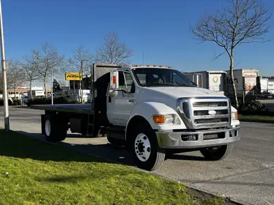 2008 Ford F-750 SuperDuty Flatdeck Flatdeck measurements 19FT 9in. Long 8FT 6in. Wide Certification...