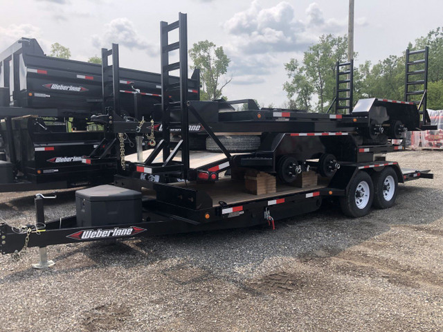 2023 Weberlane 82" x 16' Low Deck Trailer EC1600S in Cargo & Utility Trailers in Windsor Region