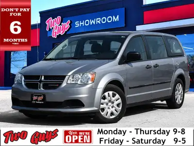 2016 Dodge Grand Caravan SE Billet Silver Metallic Clearcoat *CLEAN CARFAX REPORT*, *MARKET VALUE PR...