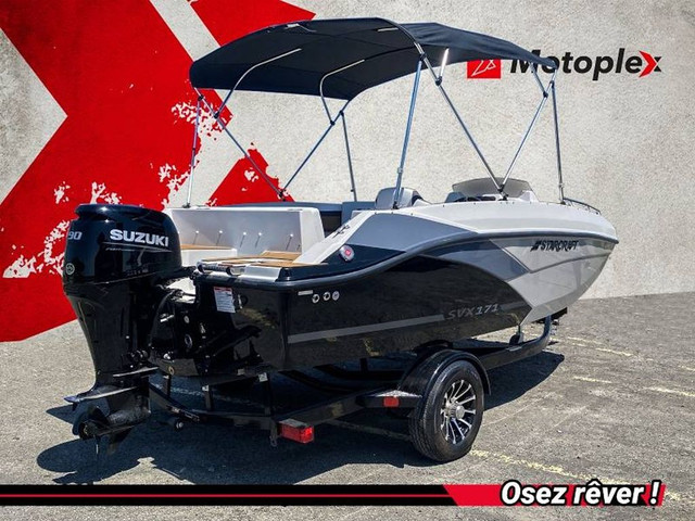 2023 STARCRAFT SVX 171 OB 90HP deck boat bateau Ponte in Powerboats & Motorboats in Gatineau - Image 3