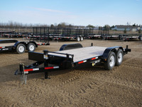 2024 SWS 16' H.D. Car Hauler Trailer w/ P/O Ramps (2) 7K Axles