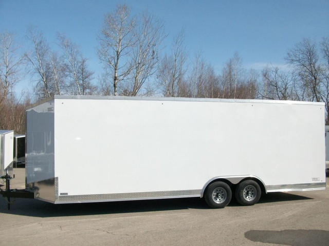  2024 Weberlane CARGO 8'.6in. X 24' V-NOSE 2 ESSIEUX 5200LB. VTT in Travel Trailers & Campers in Laval / North Shore - Image 4