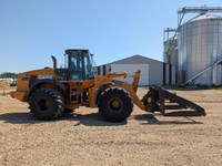 2008 Case 921E Wheel loader with Floater Tires, and Mat Pipe Grapple Engine HRS 19,305 Engine: Cummi... (image 3)