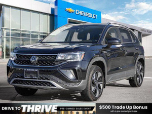 2024 Volkswagen Taos Comfortline | AWD | One Owner | No accidents | Adaptive Cruise | 18  Wheels |