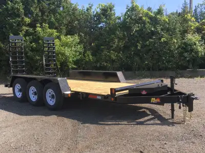 Miska 10 Ton HD tri-axle Lowbed Float Trailers - Made in Canada Starting at just $8,195.00 - Finance...