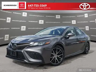 Check out this 2023 Toyota Camry SE Auto AWD Nightshade with 26,250 KMS, finished in a sleek Grey ex...