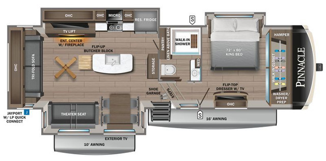 2023 JAYCO PINNACLE 32RLTS in Travel Trailers & Campers in Hamilton - Image 3