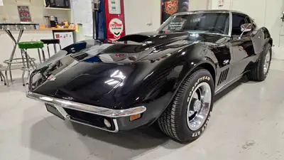 1969 Chevrolet Corvette Stingray in all black. This one is on every Corvette Collector's list! Canad...