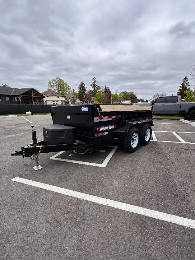 6x10 5TON Dump Trailer With Ramps in Cargo & Utility Trailers in Brantford - Image 6