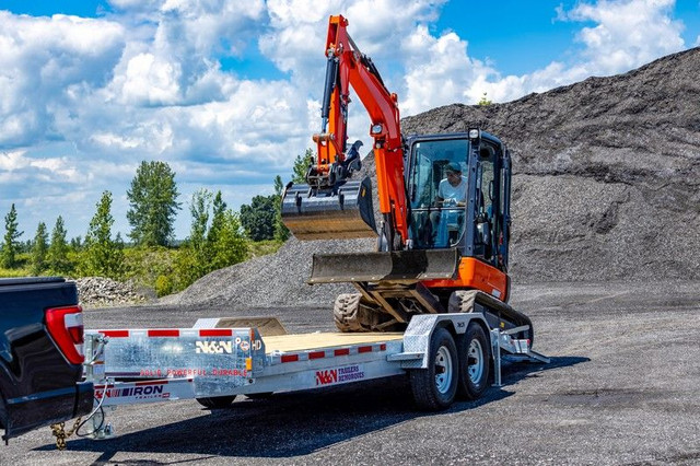 Plate forme 7 X 20, a equipement, galvanisé, N&N in Cargo & Utility Trailers in City of Montréal - Image 3