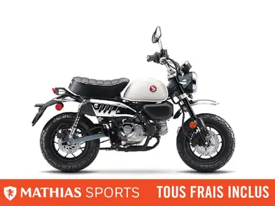 Concessionnaire des véhicules neufs et d'occasion. Sportive HONDA Monkey ABS 2025 La Honda Monkey 12...