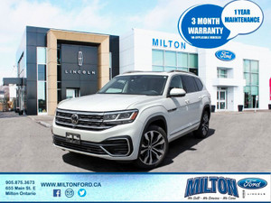 2021 Volkswagen Atlas Execline ACCIDENT FREE - UNDER 6,500 KM - PANORAMIC SUNROOF/MOONROOF - CARGO COVER