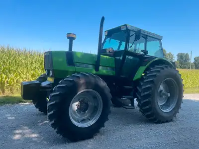 1989 Deutz 7120-MFWD,cab,high/low splitter,4 speed with 3 ranges,tires all In excellent condition,54...