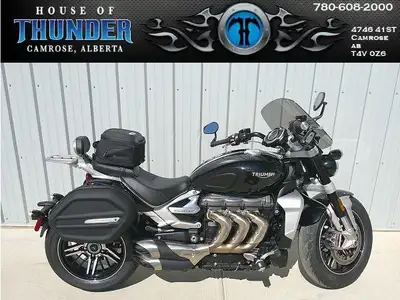 The 2020 Triumph Rocket III GT is a high-performance power cruiser built for riders who want both ja...