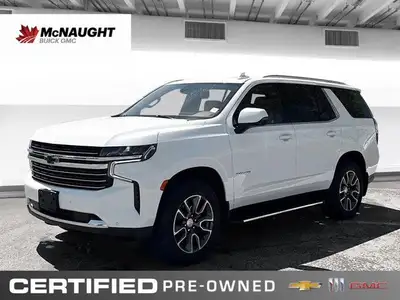 The 2022 Chevy Tahoe 4WD includes leather seating, heated front seats, heated mirrors, and tri-zone...