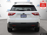New Price! Odometer is 3226 kilometers below market average! Summit White 2019 Chevrolet Traverse LT... (image 3)