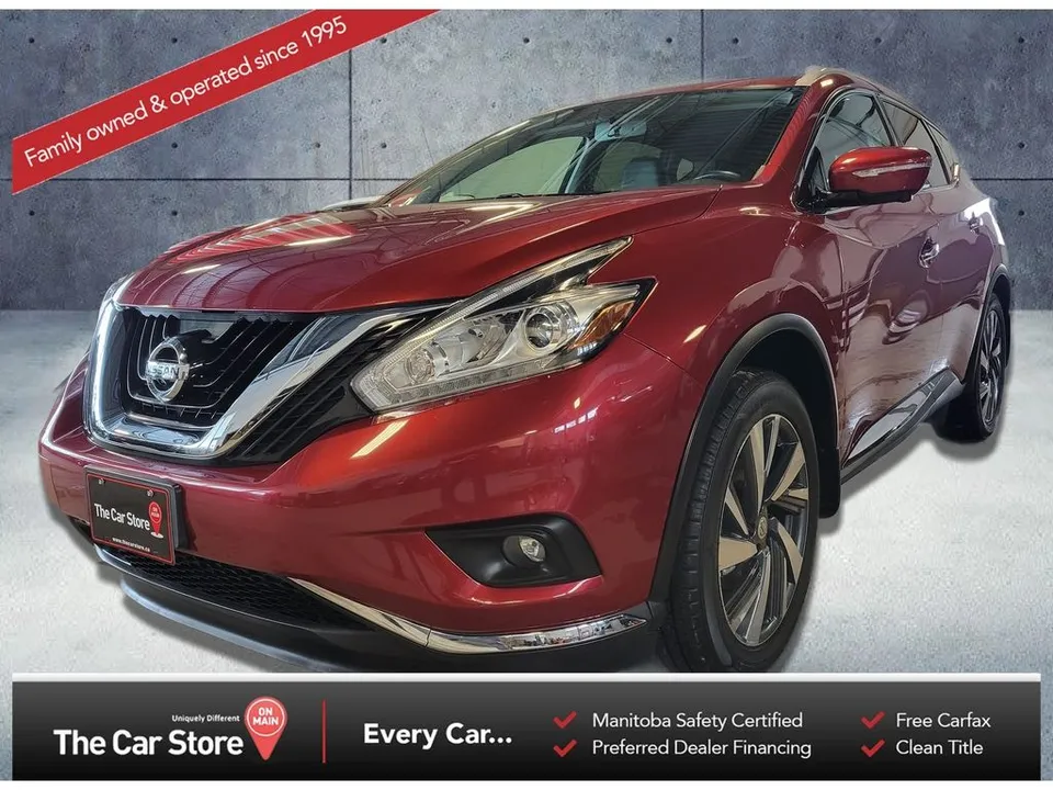 2015 Nissan Murano AWD Platinum| Pano Roof, Local/Clean Title L