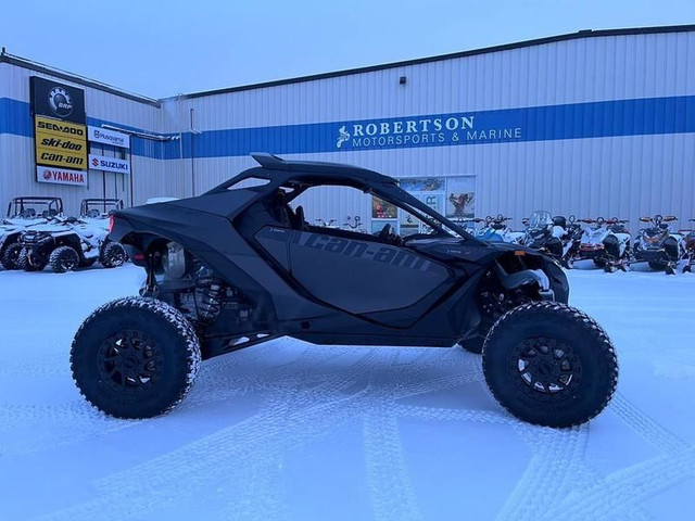 2024 Can-Am Maverick R X RS with Smart-Shox Triple Black - IN ST in ATVs in Medicine Hat