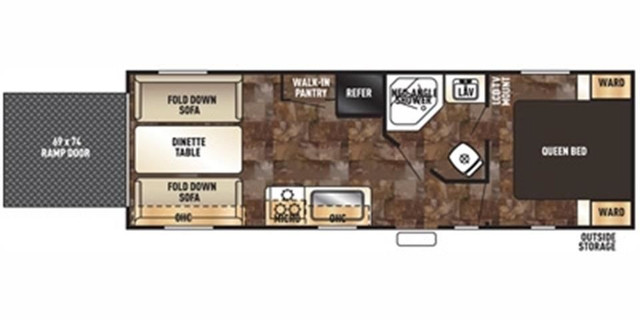 2025 FOREST RIVER GREY WOLF LTD 22RR TOYHAULER! $38995! in Travel Trailers & Campers in London - Image 2