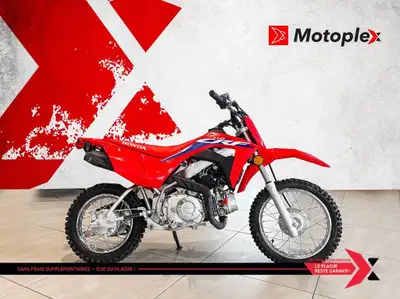 CRF110 HONDA CRF 110 AUBAINE SUR LE MARCHE! GARANTIE PROLONGEE jusqu'a 4 ans disponible et plan d'en...