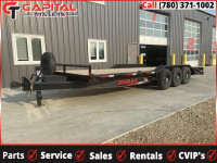 2023 Double A Trailers Equipment Trailer 83in. x 24' (21000LB GV