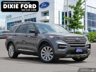 Recent Arrival! Carbonized Gray Metallic 2021 Ford Explorer Limited 4WD 10-Speed Automatic 3.3L Hybr...