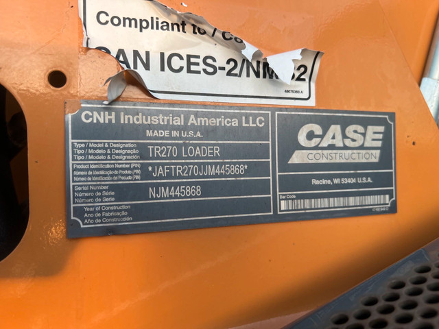 2018 Case TR270 #3064 in Heavy Equipment in Red Deer - Image 4