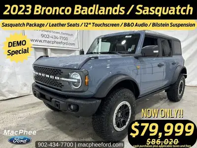  2023 Ford Bronco Badlands Sasquatch