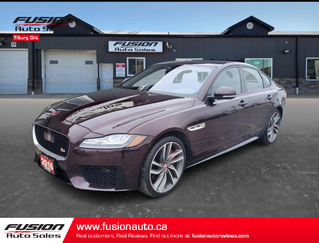 2016 Jaguar XF S-AWD-380HP-LEATHER-SUNROOF-NAVIGATION-HEATED SEA in Cars & Trucks in Leamington