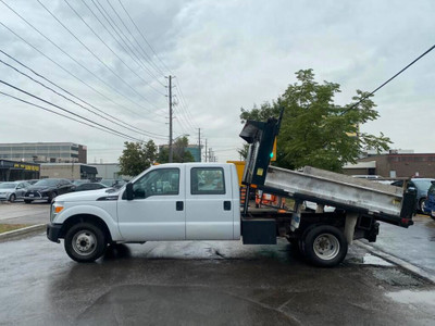  2015 Ford F-350 Dump Dually Crew Cab Flat Bed