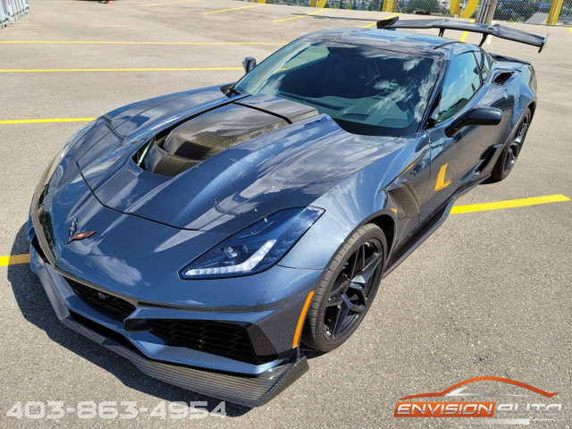 2019 Chevrolet Corvette ZR1 COUPE 3ZR ZTK C7 \ 8 SPEED AUTOMATIC in Cars & Trucks in Calgary - Image 2