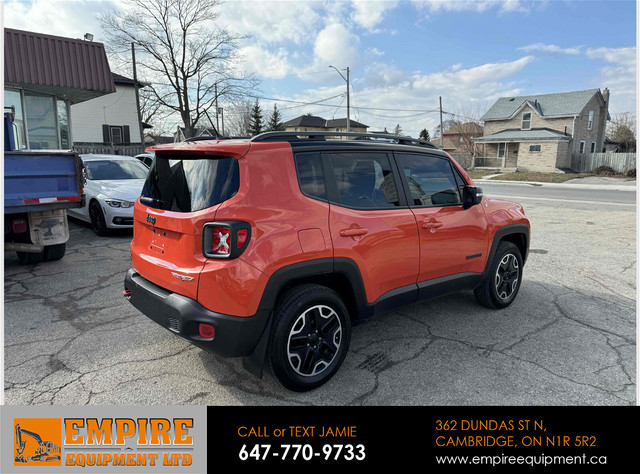 2015 JEEP RENEGADE TRAILHAWK 4X4 *ONE OWNER* in Cars & Trucks in Cambridge - Image 4