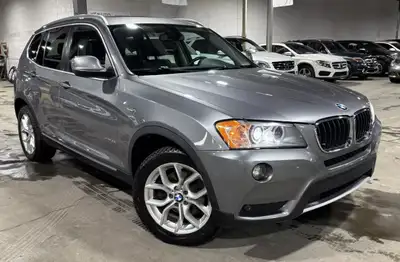 BMW X3 2013 xDrive28i/NO ACCIDENT/CUIR/TOIT/CAMERA/AC/MAGS/184645KM! VIN: 5UXWX9C55D0A09575 Used con...