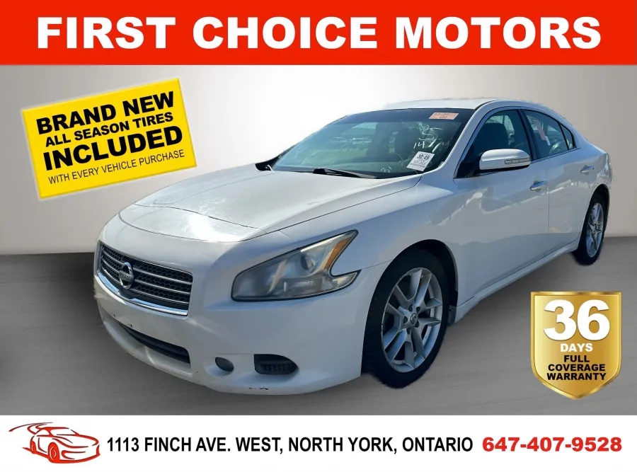 2009 NISSAN MAXIMA S ~AUTOMATIC, FULLY CERTIFIED WITH WARRANTY!!