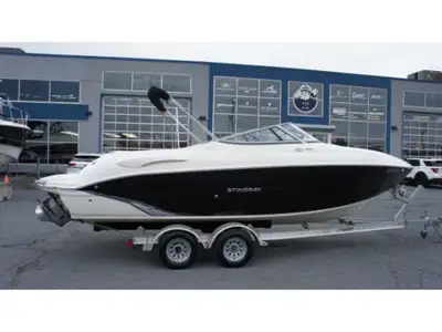 250LR VOLVO V6-240C EFI - VOLVO PENTA V6-240C EFI - HEURES MOTEUR: 117 - REMORQUE ALU. TANDEM FREINS...