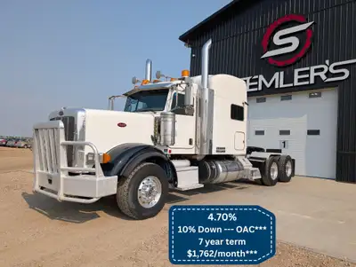 Ultrashift!! 1 Owner Unit! 2013 Peterbilt 367 High Hood with 2 line wet kit KMS: 641,072 HRS: 10,797...