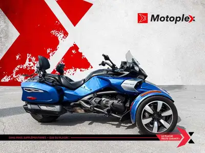 SPYDER F3-T CAN AM F3T 2018 DOSSIER PASSAGER ET DOSSIER CONDUCTEUR EN PARFAITE CONDITION GARANTIE PR...